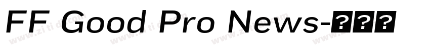 FF Good Pro News字体转换